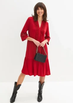 Hot Tunika-Kleid aus softer Viskose Damen Nachhaltigere Materialien|Kleider