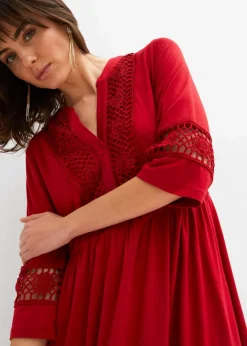 Hot Tunika-Kleid aus softer Viskose Damen Nachhaltigere Materialien|Kleider