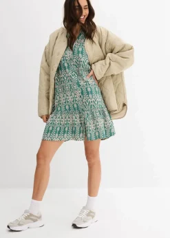 Online Tunika-Kleid aus softer Viskose Damen Bekleidung·Pullover & Strickjacken|Kleider