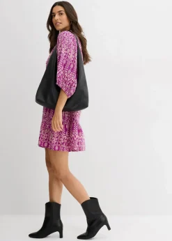 New Tunika-Kleid aus softer Viskose Damen Kleider|Bekleidung·Pullover & Strickjacken