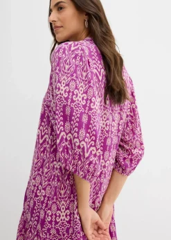 New Tunika-Kleid aus softer Viskose Damen Kleider|Bekleidung·Pullover & Strickjacken