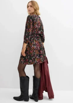 Damen bonprix Bekleidung·Pullover & Strickjacken|Kleider|Tunika-Kleid aus softer Viskose