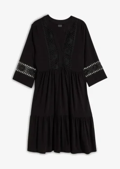 Best Tunika-Kleid aus softer Viskose Damen Bekleidung·Pullover & Strickjacken|Kleider