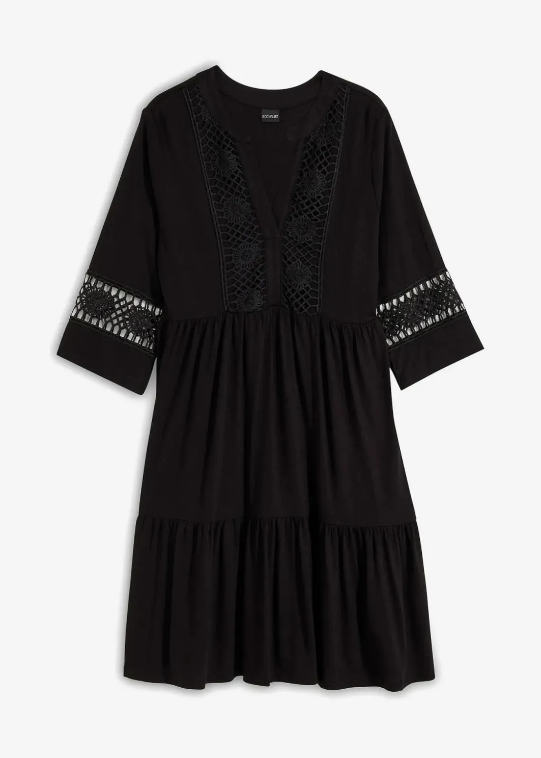 Best Tunika-Kleid aus softer Viskose Damen Bekleidung·Pullover & Strickjacken|Kleider
