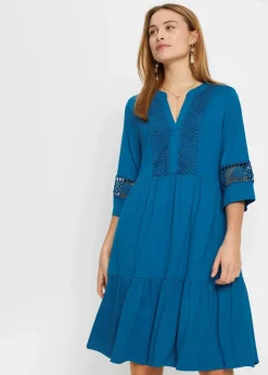Clearance Tunika-Kleid aus softer Viskose Damen Nachhaltigere Materialien|Kleider