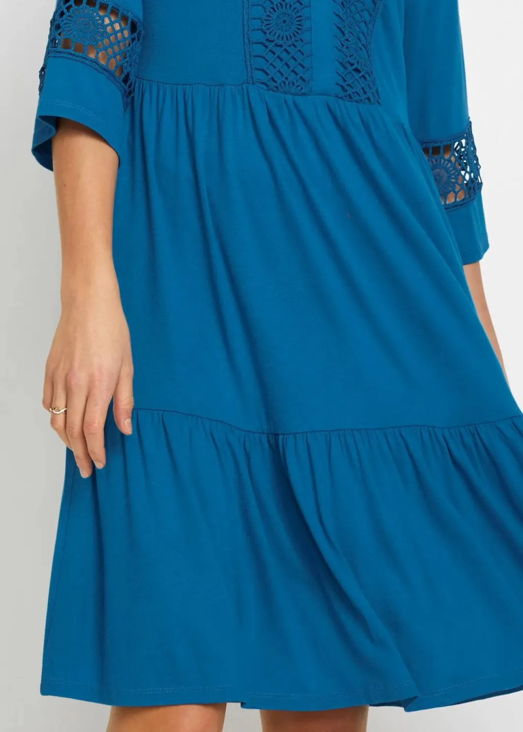 Clearance Tunika-Kleid aus softer Viskose Damen Nachhaltigere Materialien|Kleider