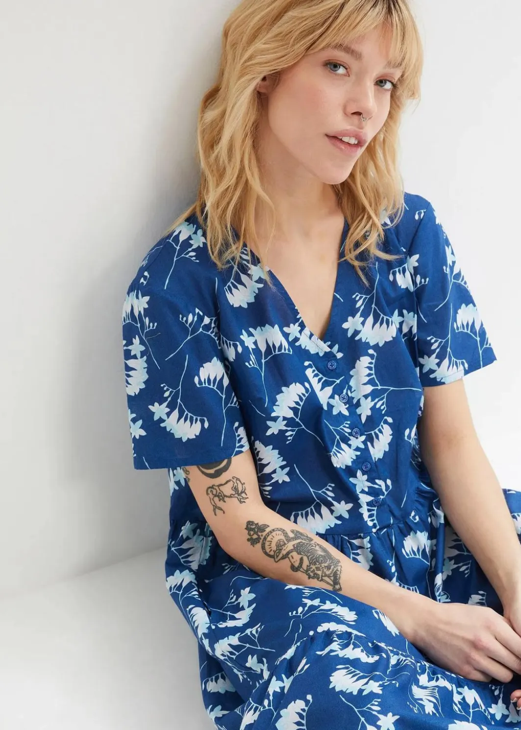 Hot Tunika-Kleid aus sommerlich leichter Qualität Damen Bekleidung·Pullover & Strickjacken|Kleider