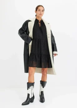 Tunika-Kleid mit Glitzereffekt Damen Bekleidung·Pullover & Strickjacken|Kleider