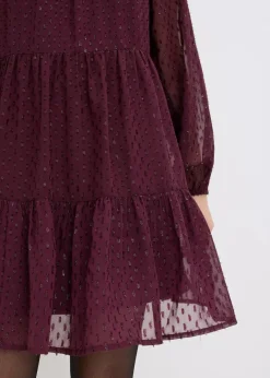 Hot Tunika-Kleid mit Glitzereffekt Damen Kleider|Bekleidung·Pullover & Strickjacken