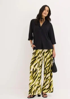 Hot Tunika-Shirt aus fließendem Viskose-Piqué Damen Shirts & Tops