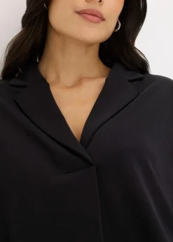 Hot Tunika-Shirt aus fließendem Viskose-Piqué Damen Shirts & Tops