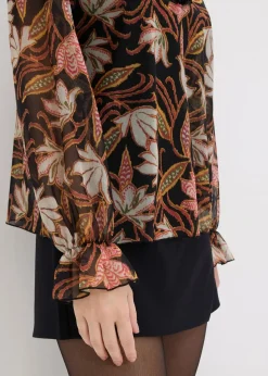Outlet Tunika-Shirt aus softem Mesh Damen Shirts & Tops