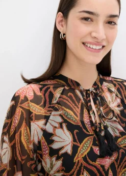 Outlet Tunika-Shirt aus softem Mesh Damen Shirts & Tops