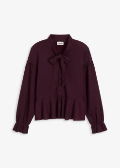 Damen bonprix Shirts & Tops|Nachhaltigere Materialien|Tunika-Shirt aus strukturiertem Jersey