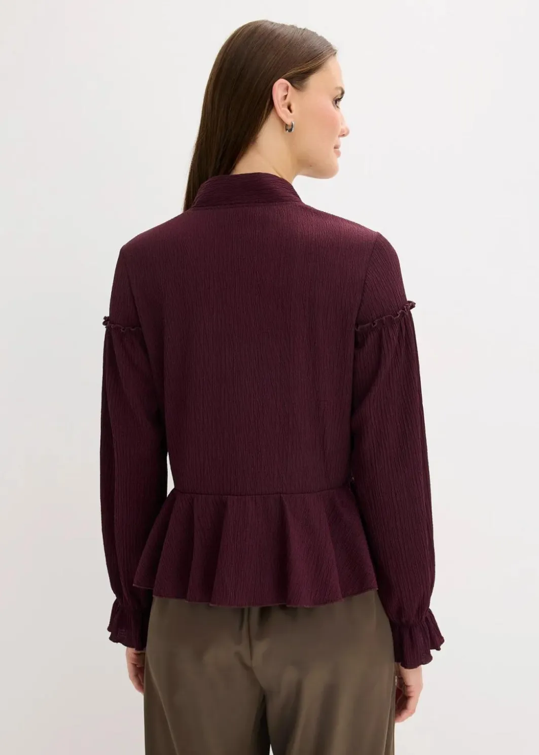 Damen bonprix Shirts & Tops|Nachhaltigere Materialien|Tunika-Shirt aus strukturiertem Jersey