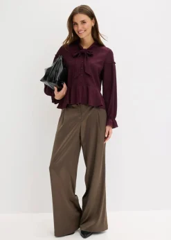 Damen bonprix Shirts & Tops|Nachhaltigere Materialien|Tunika-Shirt aus strukturiertem Jersey