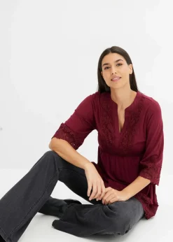 Damen bonprix Shirts & Tops|Nachhaltigere Materialien|Tunika-Shirt aus Viskose