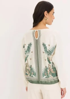 Damen bonprix Shirts & Tops|Tunika-Shirt bedruckt