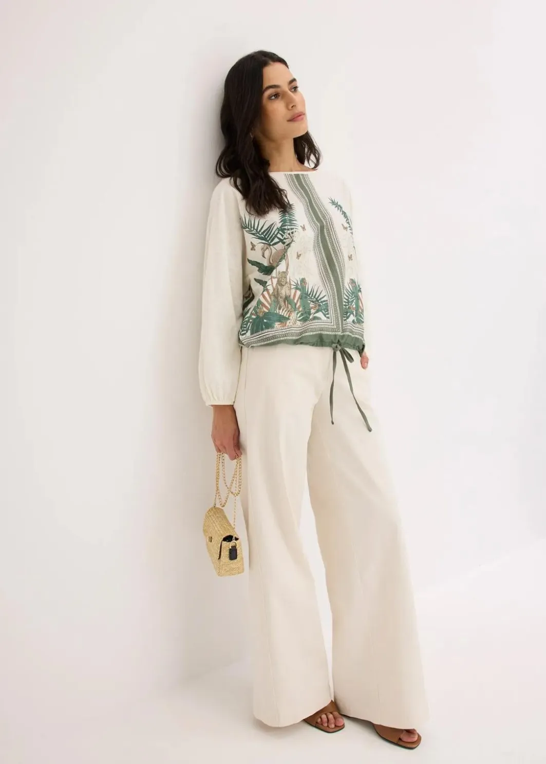 Damen bonprix Shirts & Tops|Tunika-Shirt bedruckt