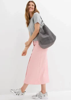 Best Twill Midirock Damen Röcke|Bekleidung·Sportbekleidung