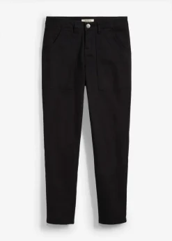 Damen bonprix Bekleidung·Kleider|Hosen|Twillhose aus elastischem Baumwoll-Mix
