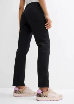 Damen bonprix Bekleidung·Kleider|Hosen|Twillhose aus elastischem Baumwoll-Mix
