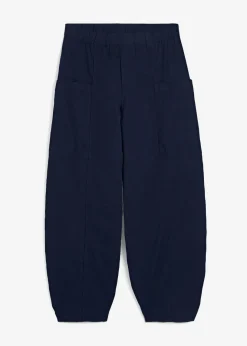 Twillhose aus elastischem Baumwoll-Mix Damen Bekleidung·Kleider|Hosen