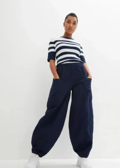 Twillhose aus elastischem Baumwoll-Mix Damen Bekleidung·Kleider|Hosen