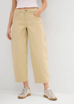 Twillhose aus elastischem Baumwoll-Mix Damen Bekleidung·Kleider|Hosen
