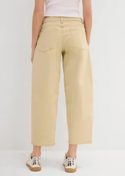 Twillhose aus elastischem Baumwoll-Mix Damen Bekleidung·Kleider|Hosen