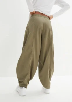 Damen bonprix Hosen|Bekleidung·Kleider|Twillhose aus elastischem Baumwoll-Mix