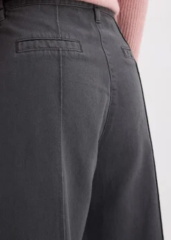 Clearance Twillhose aus reiner Baumwolle Damen Hosen|Bekleidung·Kleider