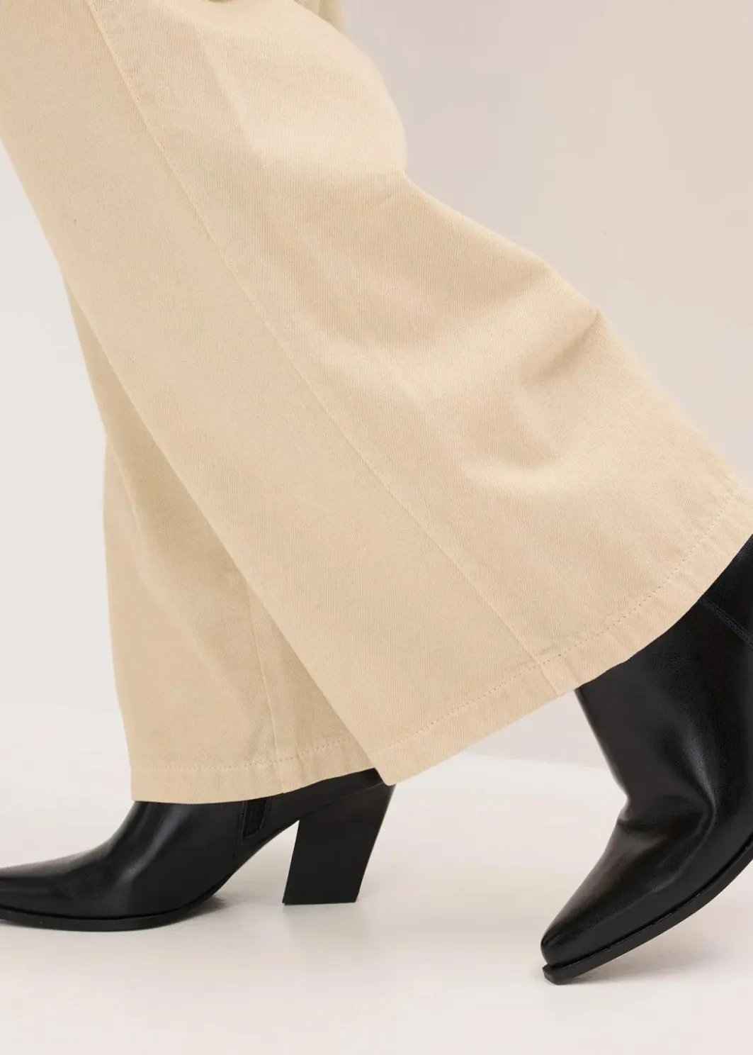 Damen bonprix Hosen|Bekleidung·Kleider|Twillhose aus reiner Baumwolle