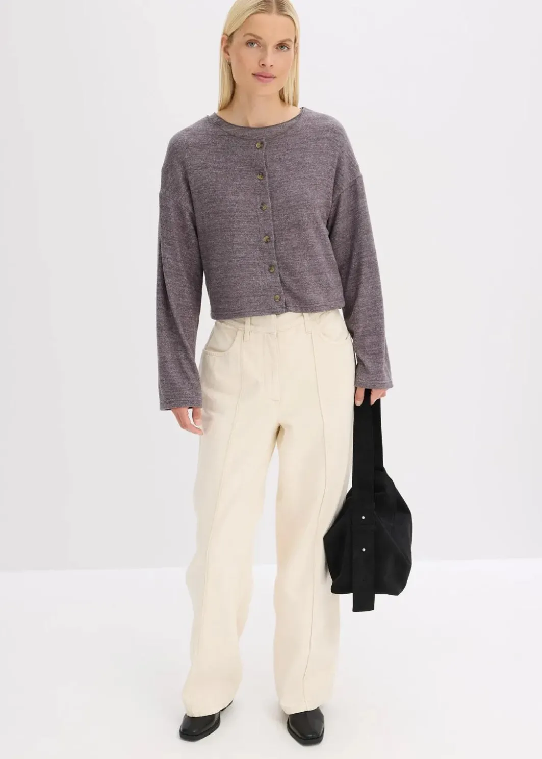 Discount Twillhose aus reiner Baumwolle Damen Bekleidung·Kleider|Hosen