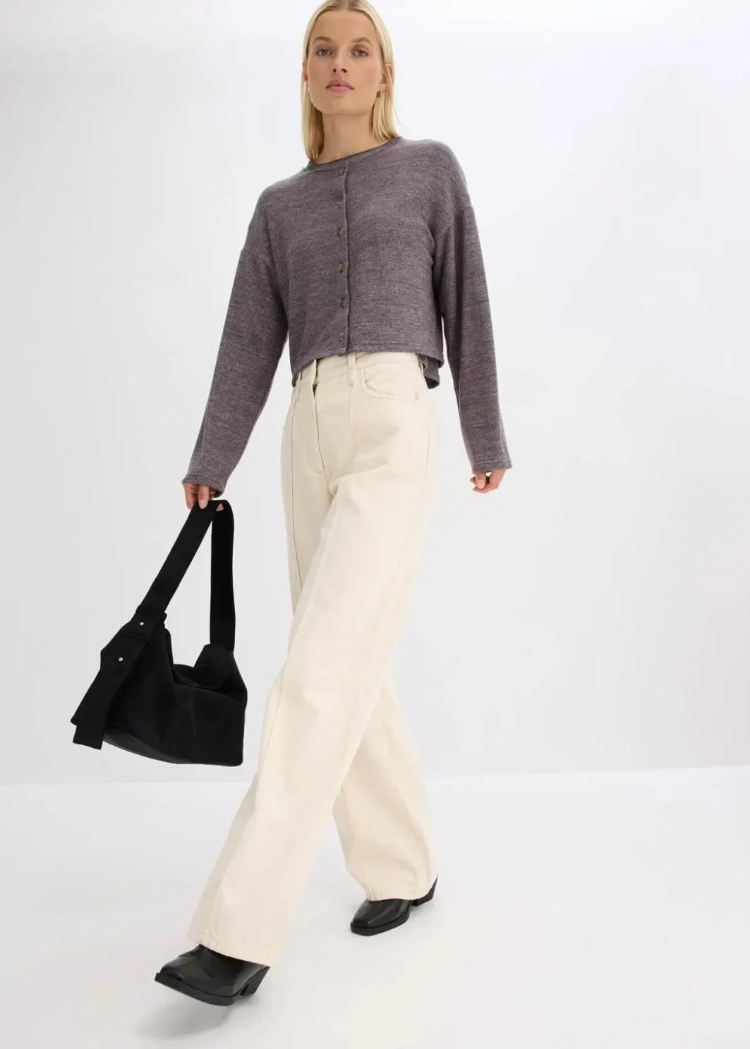 Discount Twillhose aus reiner Baumwolle Damen Bekleidung·Kleider|Hosen