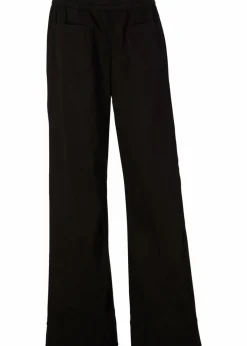 Damen bonprix Bekleidung·Kleider|Hosen|Twillhose mit ausgestelltem Bein und High-Waist-Bequembund