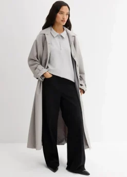 Damen bonprix Bekleidung·Kleider|Hosen|Twillhose mit Bügelfalte aus reiner Baumwolle