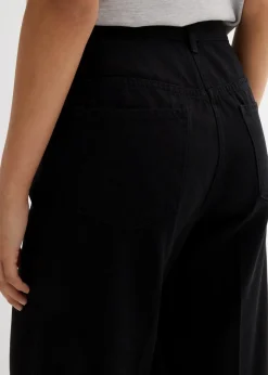Damen bonprix Bekleidung·Kleider|Hosen|Twillhose mit Bügelfalte aus reiner Baumwolle