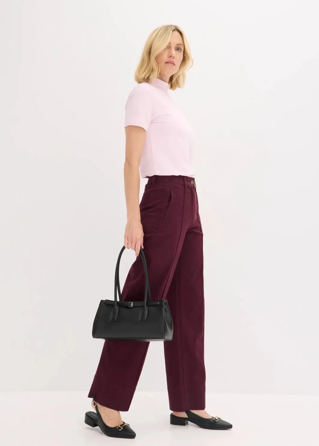 Twillhose mit Biese und Leistentasche Damen Hosen|Bekleidung·Kleider