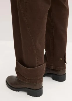 Outlet Twillhose mit hohem Bund Damen Hosen|Bekleidung·Kleider