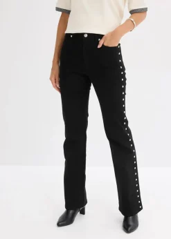 Hot Twillhose mit Nieten Damen Hosen