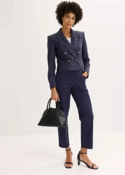 New Twillhose mit Tapered Fit Damen Hosen|Bekleidung·Kleider