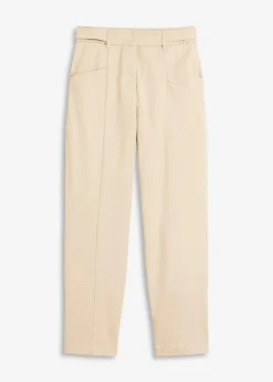 Discount Twillhose mit Tapered Fit Damen Bekleidung·Kleider|Hosen