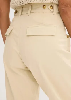 Discount Twillhose mit Tapered Fit Damen Bekleidung·Kleider|Hosen