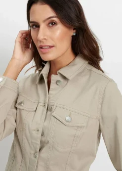 New Twill-Jacke Damen Jacken & Mäntel|Bekleidung·Hosen