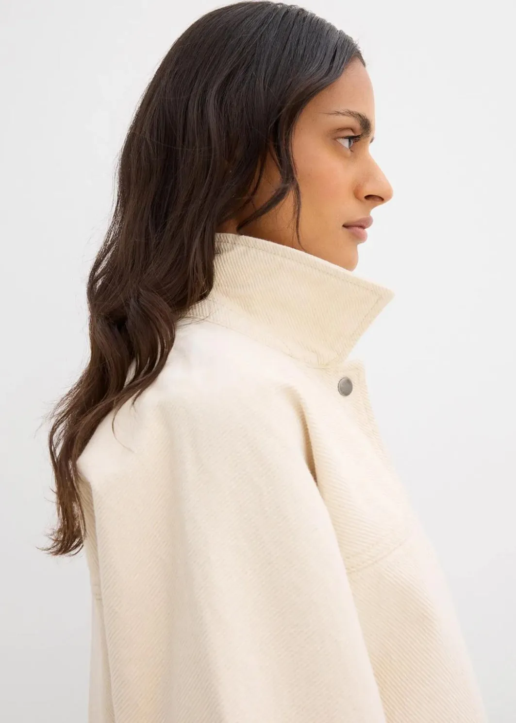 Clearance Twill-Jacke aus reiner Baumwolle Damen Bekleidung·Hosen|Zweiteiler & Sets