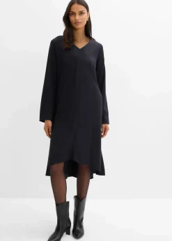 Best Twill-Kleid aus fließendem Lyocell Damen Bekleidung·Pullover & Strickjacken|Kleider