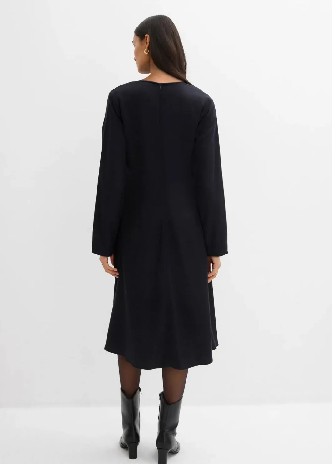 Best Twill-Kleid aus fließendem Lyocell Damen Bekleidung·Pullover & Strickjacken|Kleider