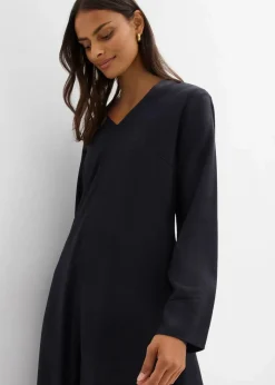 Best Twill-Kleid aus fließendem Lyocell Damen Bekleidung·Pullover & Strickjacken|Kleider