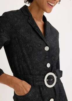Hot Twillkleid mit Gürtel (2-tlg.-Set) Damen Kleider|Bekleidung·Pullover & Strickjacken